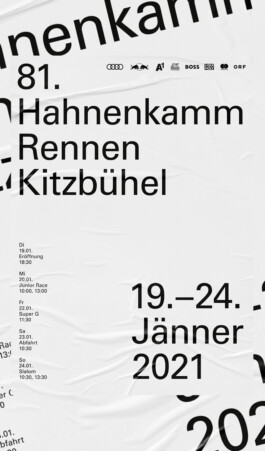 Posterwettbewerb Kitzbühel Hahnenkamm Buero Flo - Grafik, Design & Produktion
